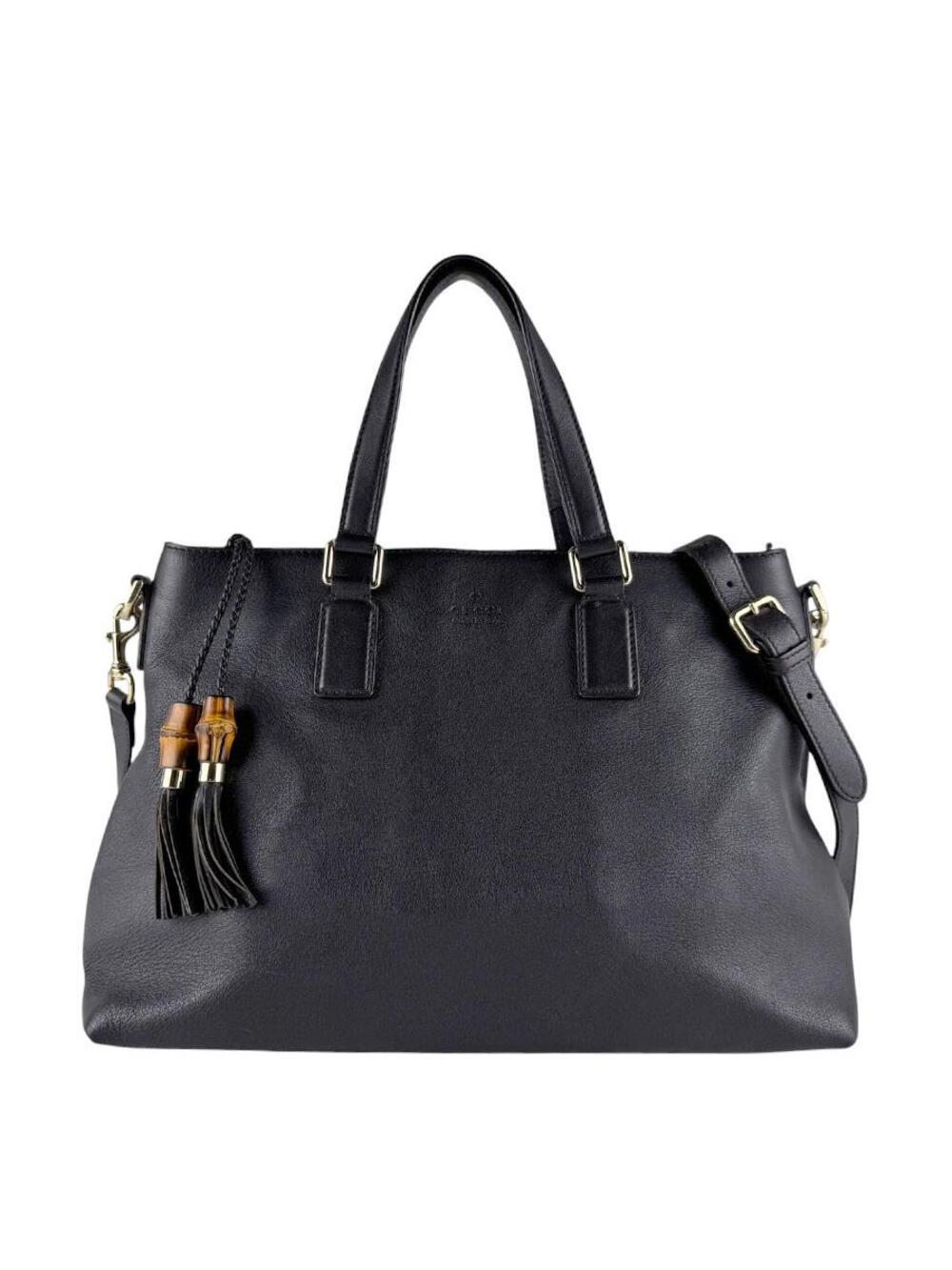 Auth Gucci Bamboo Handbag Shoulder Bag #308918G44B